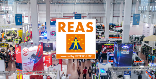 REAS (powered by INTERSCHUTZ) 2024 logo